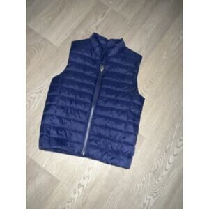 Lands' End Navy Blue Puffer Vest Size Kids M (4-5) Lightweight
